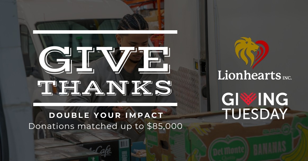 Your donation matched for Giving Tuesday!